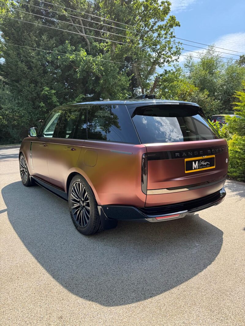Wrapped Range Rover detailed by MV Detailing, Solihull